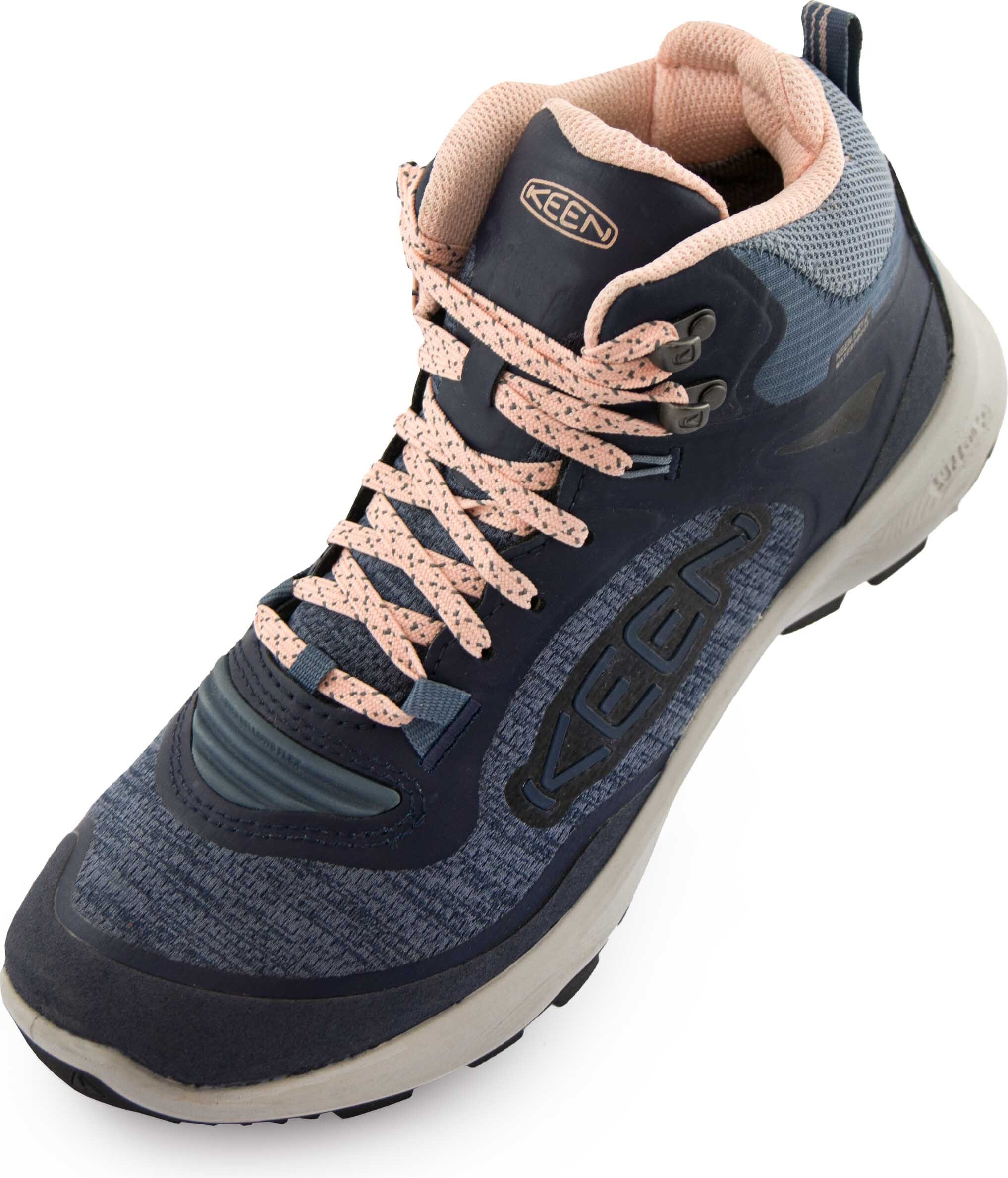 KEEN Damskie buty trekkingowe Terradora Flex Mid, Vintage indygo Peachy Keen, 39 EU