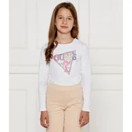 Bluzy dla dziewczynek - Guess Bluzka | Slim Fit - miniaturka - grafika 1