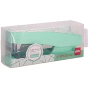 Zszywacze biurowe - Zszywacz 25 kartek 24/6 26/6 MACARON zielony 0402F GREEN DELI - miniaturka - grafika 1