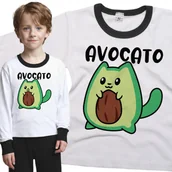 Piżamy dla dziewczynek - Piżama dziecięca Avocato Kot I Awokado 98/104 - VoloDonum - miniaturka - grafika 1