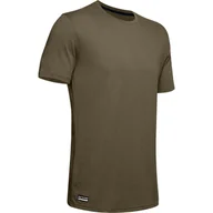 Koszulki męskie - Koszulka męska Under Armour Tac Cotton T Brown S - miniaturka - grafika 1
