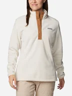 Bluzy damskie - Bluza damska nierozpinana streetwear Columbia Benton Springs 1/2 Snap Pull Over II 2085651191 L Mleczna (195981209327) - miniaturka - grafika 1