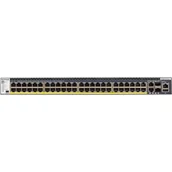 Przełączniki KVM - Netgear M4300-52G Stackable Managed Switch with 48x1G and 4x10G including 2x10GBASE-T and 2xSFP+ Layer 3 GSM4352S-100NES - miniaturka - grafika 1