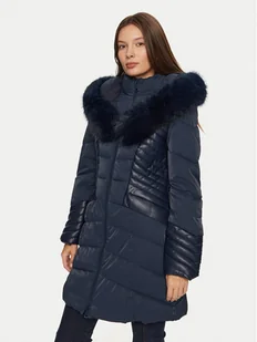 Guess Kurtka puchowa New Oxana W4BL61 WGLZ0 Granatowy Regular Fit - Kurtki damskie - miniaturka - grafika 1