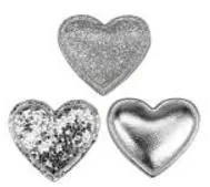 Zeszyty szkolne - Dekoracje samoprzylepne serca 12 szt - miniaturka - grafika 1