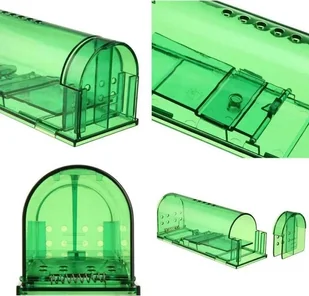 PUŁAPKA NA MYSZY GRYZONIE TUNEL ŁAPKA ŻYWOŁAPKA HUMANITARNA - Akcesoria dla gryzoni - miniaturka - grafika 1