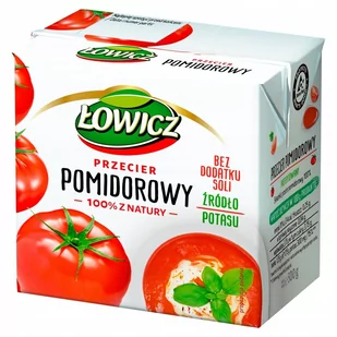 Łowicz Agros Nova Przecier pomidorowy 500g - Koncentraty warzywne, przeciery - miniaturka - grafika 1
