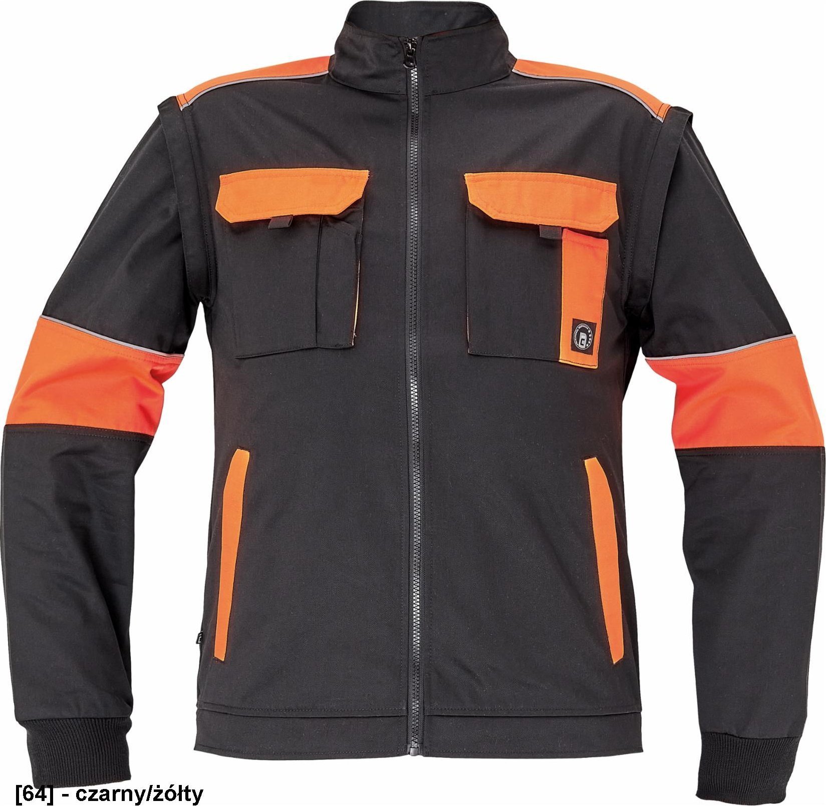 CERVA MAX VIVO - kurtka - czarny/żółty 44