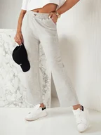 Spodnie damskie - Spodnie damskie dresowe AXEL szare Dstreet UY1800-XL/XXL - miniaturka - grafika 1