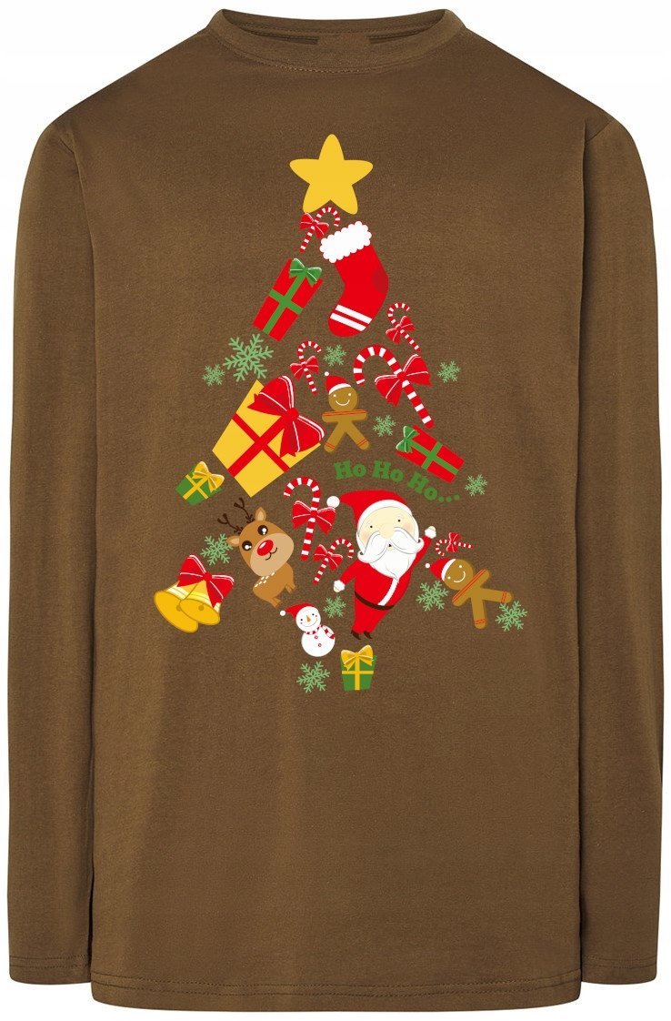 Świąteczna bluza Longsleeve Choinka r.M