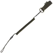 Latarki - akcesoria - Smycz M-Tac Retraktor Lite Kombinowana Z D-Ringiem Olive (51436301) - miniaturka - grafika 1