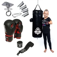 Worki treningowe - Zestaw bokserski dla dzieci DBX Bushido Junior 15kg 80cm Premium - miniaturka - grafika 1