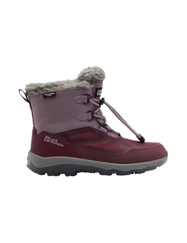 Jack Wolfskin Dziecięce buty zimowe Vojo Shell Xt Texapore Mid K, Dziki kwiat, 28 EU