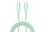 Kable USB - Jinya TechLink USB-C To C Cable 1,8m - kabel USB-C (zielony) - miniaturka - grafika 1