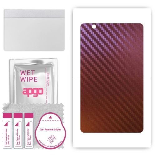 Folia naklejka skórka strukturalna na TYŁ do Teclast M8 - Carbon Kameleon CAKA5 - apgo SKINS