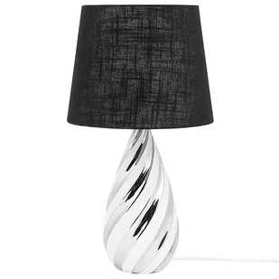Beliani Lampa stołowa czarna/srebrna 65 cm VISELA - Lampy stojące - miniaturka - grafika 1