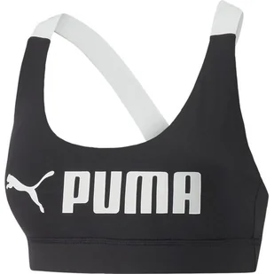 Biustonosz sportowy damski Mid Impact Fit Bra Puma - Biustonosze - miniaturka - grafika 1