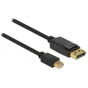 Delock 83479 kabel DisplayPort 5 m Mini DisplayPort Czarny, Adapter 4043619834792 - Inne akcesoria audio-wideo - miniaturka - grafika 1