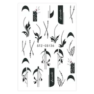 Ozdoby do paznokci - Naklejki do paznokci cienkie samoprzylepne STZ-CS136 - miniaturka - grafika 1