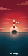 Ręczniki - Ręcznik szybkoschnący dwustronny Dr.Bacty  XL 70x140 – Lighthouse - miniaturka - grafika 1