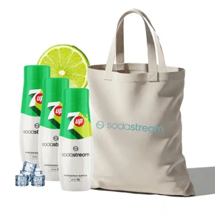 Zestaw Syrop SodaStream 7up 3x440 ml + Torba - Syropy i koncentraty owocowe - miniaturka - grafika 1
