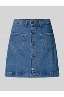 Spódnice - Spódnica jeansowa o linii A z czystej bawełny model AMAZING - Only - miniaturka - grafika 1