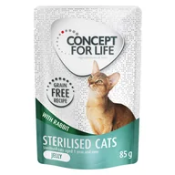 Mokra karma dla kotów - Concept for Life Sterilised Cats w galarecie, królik - bez zbóż - 12 x 85 g - miniaturka - grafika 1