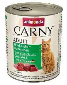Animonda Cat Carny Adult smak wołowina indyk królik 800g AAk 83736/K - Mokra karma dla kotów - miniaturka - grafika 1