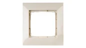 Klawisze i ramki - Simon KONTAKT - Ramka 1-krotna kremowa DRK1/41 54 - miniaturka - grafika 1