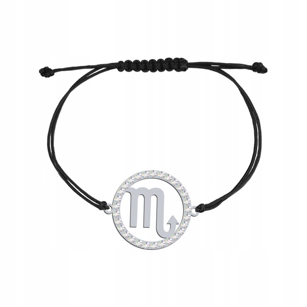 Srebrna Bransoletka Znak Zodiaku SKORPION