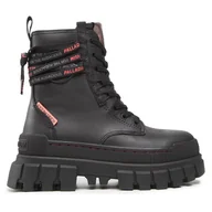 Botki damskie - Trapery Palladium Revolt Boot Lth 97240-010-M Czarny - miniaturka - grafika 1