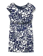 Sukienki - Betty & Co Sukienka damska, Dark Blue/Cream, 42 - miniaturka - grafika 1