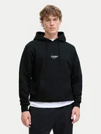 Bluzy męskie - Jack&Jones Bluza Soho 12278789 Czarny Relaxed Fit - miniaturka - grafika 1