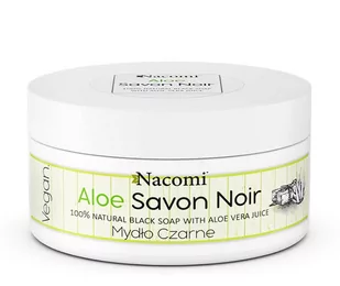 Nacomi czarne mydło Aloes 125g - Mydła - miniaturka - grafika 1
