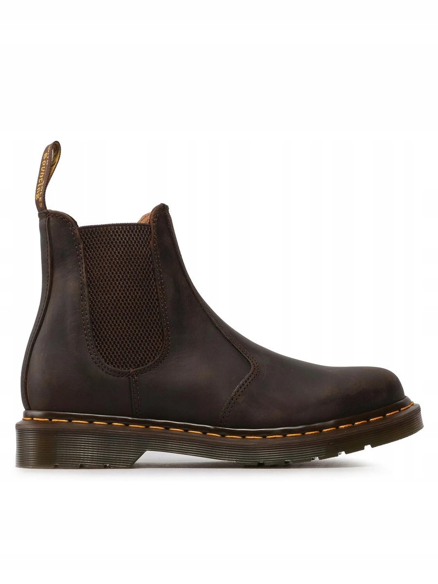 DR.MARTENS SZTYBLETY SKÓRZANE ZA KOSTKĘ BRĄZOWE 45 16IA