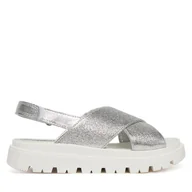 Buty dla dziewczynek - Sandały Primigi 7938711 M Srebrny - miniaturka - grafika 1
