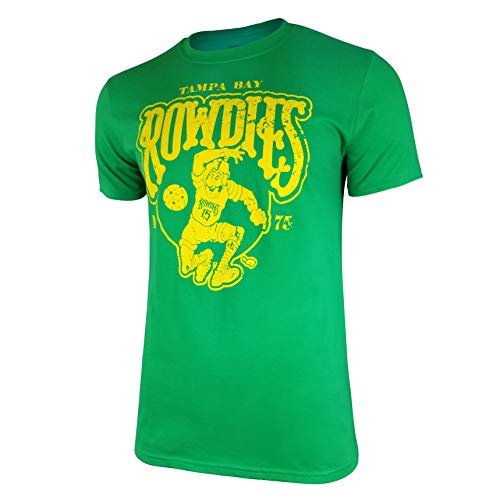 Icon Sports Męski T-shirt z krótkim rękawem USL Short Sleeve T-Shirt zielony biały L