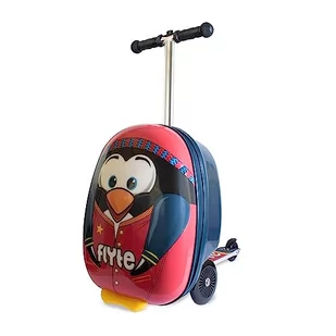 FLYTE Walizka na hulajnogę Midi 45,7 cm (18") - Perry The Penguin, Czerwony/granatowy, 18-Inch, Pingwin Perry - Walizki - miniaturka - grafika 1