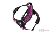 Szelki dla psów - ALL FOR DOGS Szelki 3x-Sport Różowe XS - miniaturka - grafika 1