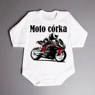 Body dla niemowląt - Moto córka - body niemowlęce - miniaturka - grafika 1