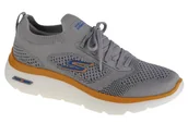 Sneakersy męskie - Skechers Go Walk Hyper Burst Maritime 216083-GRY męskie sneakersy, szare, rozmiar 41 - miniaturka - grafika 1