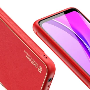 Dux Ducis Yolo eleganckie etui pokrowiec ze skóry ekologicznej Xiaomi Redmi 9 Czerwony - Etui i futerały do telefonów - miniaturka - grafika 8