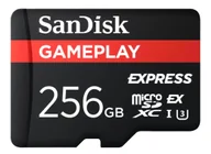 Karty pamięci - SanDisk GamePlay Express microSD 256GB Klasa 10 SDSQXFN-256G-GN6GN - miniaturka - grafika 1