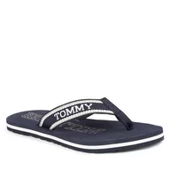 Klapki i japonki damskie - Japonki Tommy Hilfiger Hilfiger Beach Sandal FW0FW07905 Space Blue DW6 - miniaturka - grafika 1