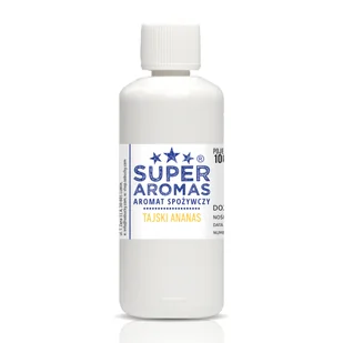 SUPER AROMAS Aromat Spożywczy Tajski Ananas 100 ml - Dodatki do ciast w proszku - miniaturka - grafika 1