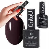 Lakiery do paznokci - Ciemny Fiolet Hybrydowy Lakier Do Paznokci Z Polyskiem Lakier Uv Onlyu/L041 - miniaturka - grafika 1