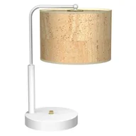 Lampy stojące - Lampa gabinetowa z korkowym kloszem - N54 Praxon - miniaturka - grafika 1