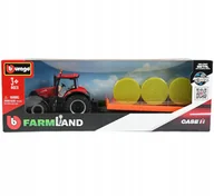 Samochody i pojazdy dla dzieci - TRAKTOR Z PRZYCZEPĄ Case IH OPTUM 300 CVX MASZYNA ROLNICZA BBURAGO - miniaturka - grafika 1