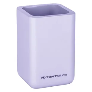 Fioletowy kubek na szczoteczki do zębów z żywicy polimerowej Tom Tailor T-Rounded – Wenko - Kubki na szczoteczki do zębów - miniaturka - grafika 1