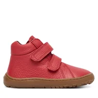 Buty dla dziewczynek - Trzewiki Froddo Barefoot Winter Furry G3110263-7 M Czerwony - miniaturka - grafika 1
